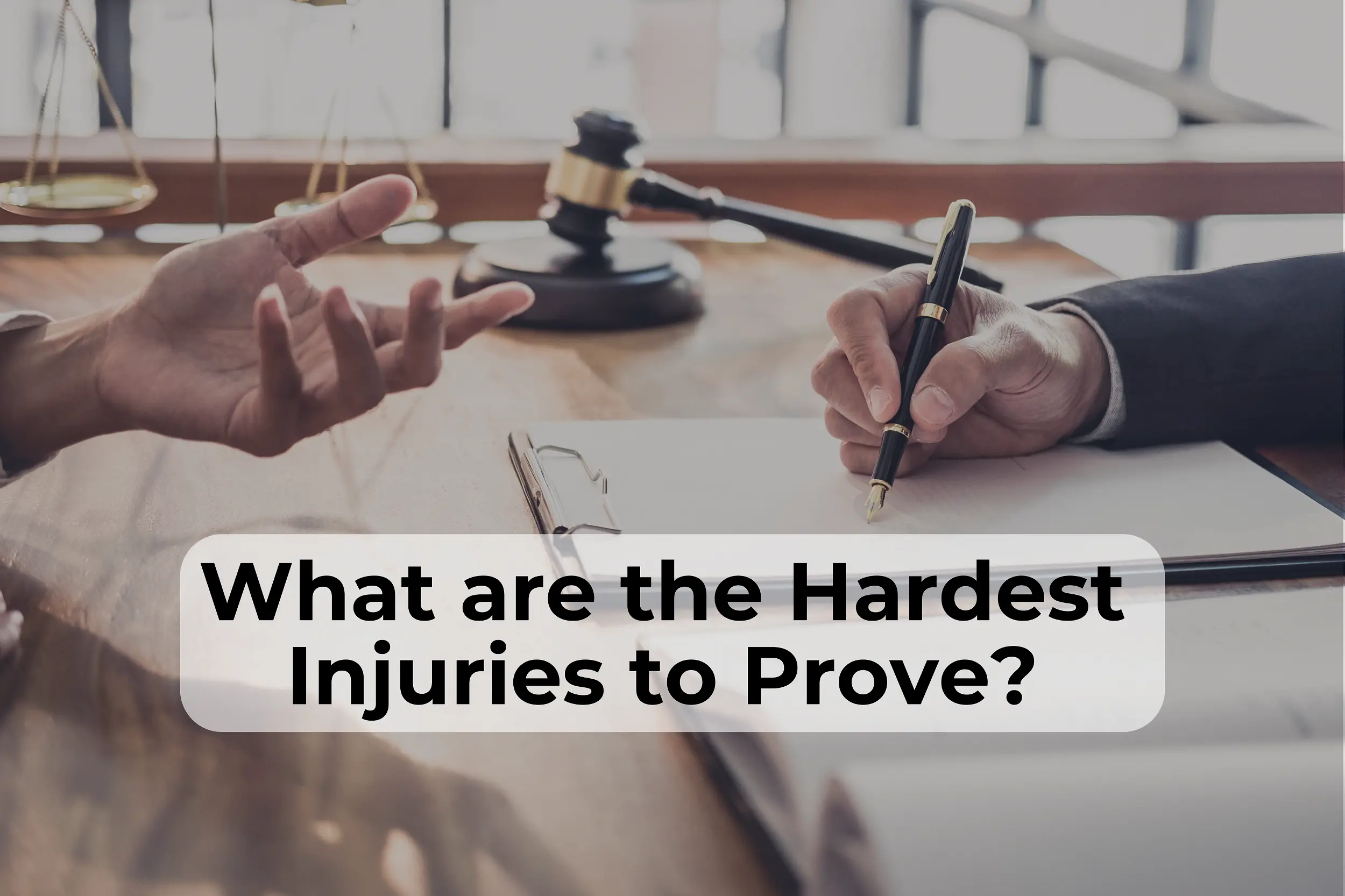 What are the most difficult injuries to prove? Being injured due to someone else’s negligence can be a traumatic experience, but what happens if you have “invisible injuries”? Learn how to prove your pain was caused by the negligence of others.