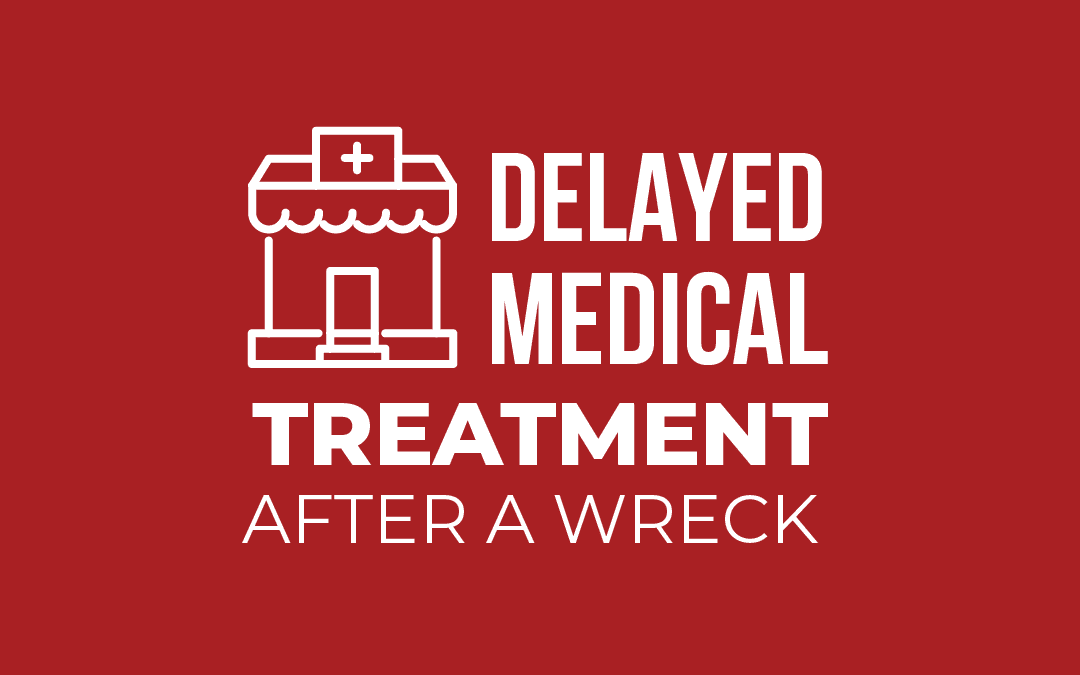 When is it too late to go to the doctor after a car accident?