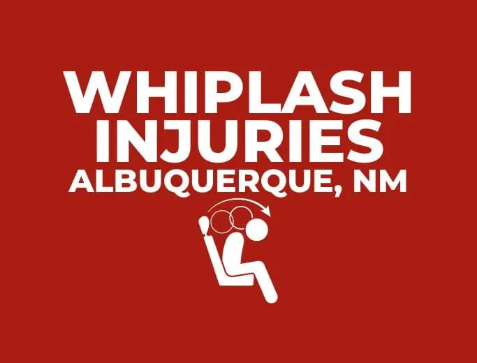 Whiplash Injuries after an Albuquerque Car Accident Whiplash is usually considered a minor injury, but it can have long lasting effects.