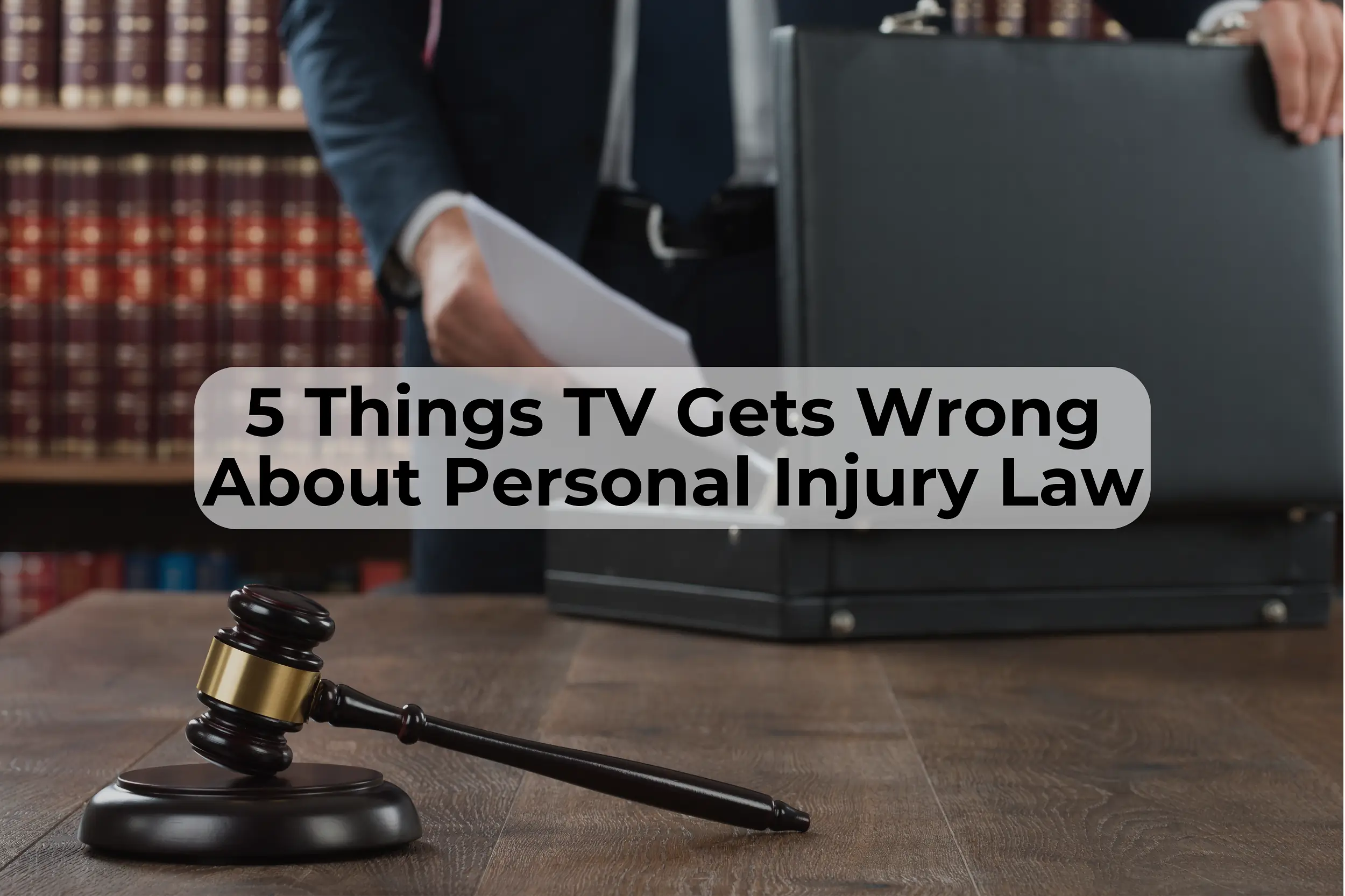 Don’t let TV fool you. Personal injury law requires a team of law professionals, investigators, and medical experts.